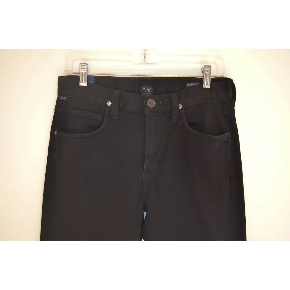 Citizens of Humanity Mens Sid Straight Leg Jeans Black Wash Size 29 Waist